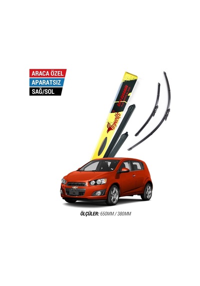 Chevrolet Aveo Hatchback İnwells Muz Silecek Takımı 2011-2013