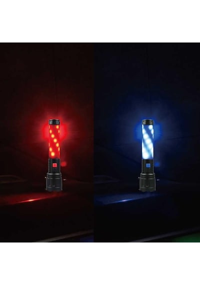 Panther Pt-8810 Usb Şarjlı El Feneri Çok Renkli
