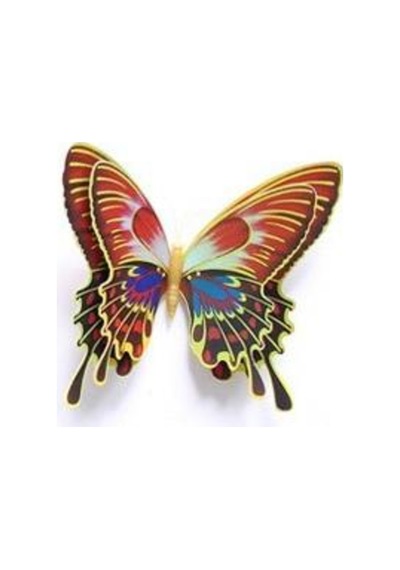 Çift Kanatlı Kelebek Özel Kelebekler 3D Pvc Duvar Ve Buzdolabı Sü