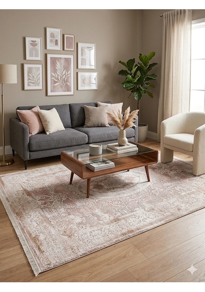 Padişah Halı 160x230 Santo Koleksiyonu 31881-080 Vizon
