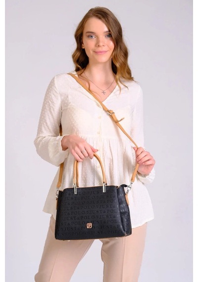 Just Polo Kadın Çantası 440113mh Siyah - Taba