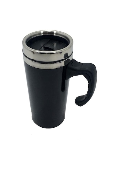 Uzun Termos Kupa Bardak İçi Çelik Kulplu 500 Ml Kahve Kupası 6034 Diğer