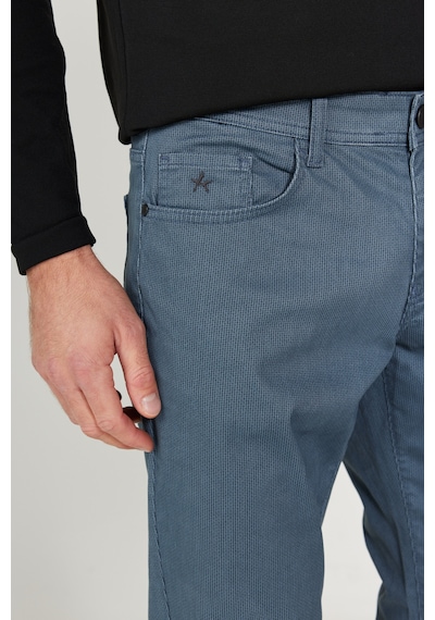 AC&Co / Altınyıldız Classics Erkek Indıgo Slim Fit Dar Kesim 5 Cepli Desenli Pamuklu Pantolon İndigo AC&Co / Altınyıldız Classics Erkek Indıgo Slim Fit Dar Kesim 5 Cepli Desenli Pamuklu Pantolon İndigo