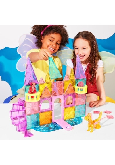 Magna-tiles Castle Dlx + Micromags - Prenses Şatosu 48 Parça