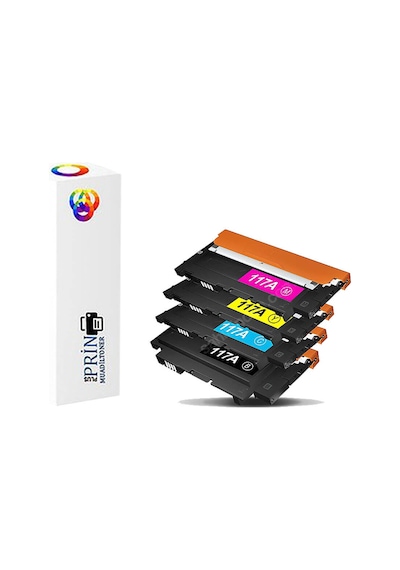 Hp 4zb96a Yazıcı Uyumlu Chipli 4renk Uyumlu Toner 117a 1100 Syf