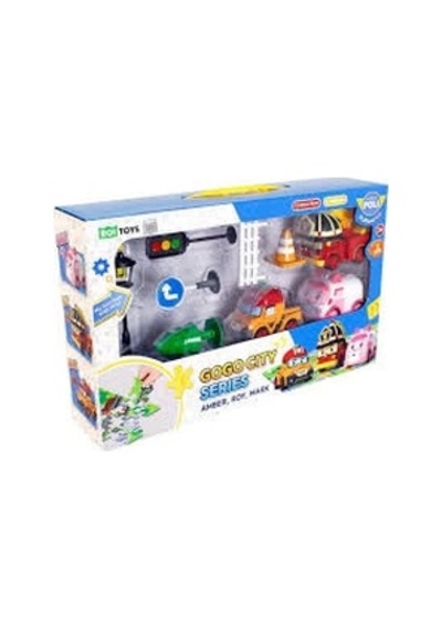 Neco Toys Robocar Polı Gogo Cıty Serıes Amber Roy Mark Çok Renkli