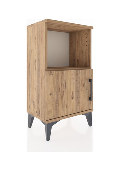 Arges Komodin 2 Raflı 44x30x80 Çam-çam Çam