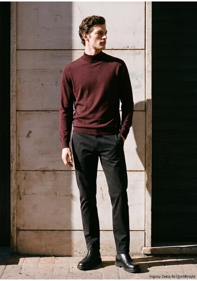 Ramsey Antrasit Dokuma Slim Fit Casual Pamuk Karışımlı Pantolon antrasit hard Coal Ramsey Antrasit Dokuma Slim Fit Casual Pamuk Karışımlı Pantolon antrasit hard Coal