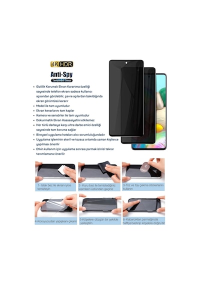 Poco X8 Pro Max Uyumlu Hayalet Ekran Koruyucu 9D Kırılmaz Cam Extra Darbe Korumalı  Tam Kaplar