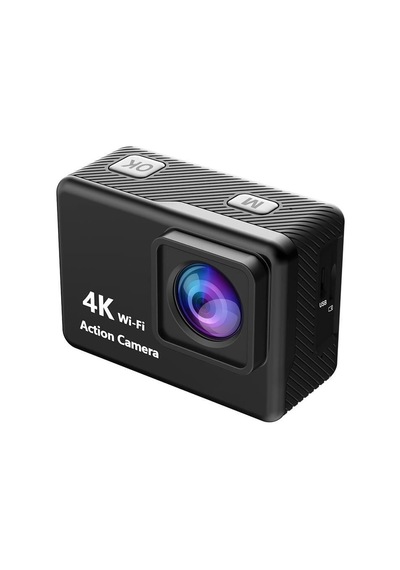 Aggıy V22 4k Wifi - Full Aksesuar - Aksiyon Kamerası Siyah