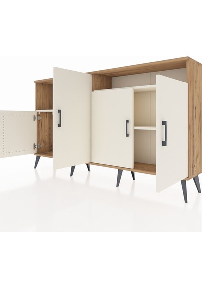 Arges Konsol 5 Raflı 4 Kapaklı 176x30x99 Çam-aytaşı Aytası - Atlas Çam Arges Konsol 5 Raflı 4 Kapaklı 176x30x99 Çam-aytaşı Aytası - Atlas Çam