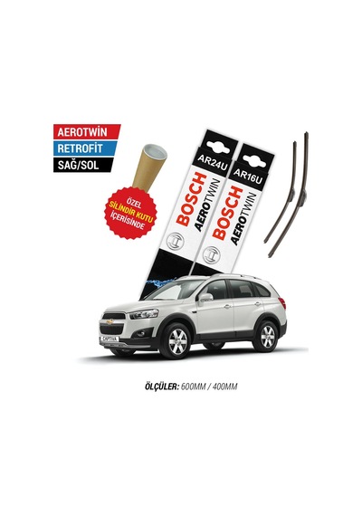 Bosch Aerotwin Chevrolet Captiva Silecek Takımı (2006-2013)