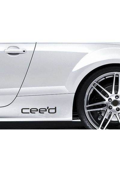 Ceed Yapıştırma Marşpiyel Yazısı Sticker 2 Adet