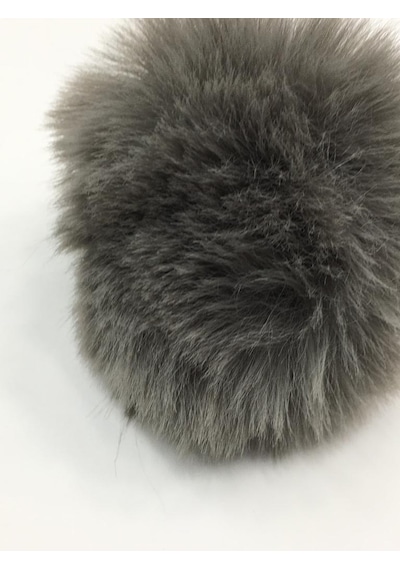 Ponpon / Yumoş Ponpon 7 Cm Koyu Gri