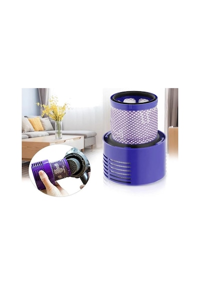Dyson V10 Total Clean İle Uyumlu Filtre Ve Mobilya Fırçası Seti