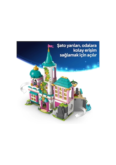 LEGO® ǀ Disney Prenses Şatosu ve Kraliyet Hayvanları 43267 - 6 Yaş ve Üzeri Çocuklar için Yaratıcı Oyuncak Yapım Seti (787 Parça)