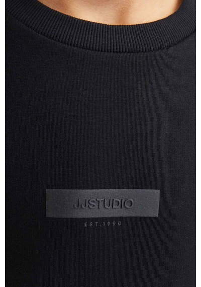 Jack & Jones Jjtaka Sweat Crew Neck Jn Siyah Erkek Çocuk Sweatshirt 000000000102257560 Siyah