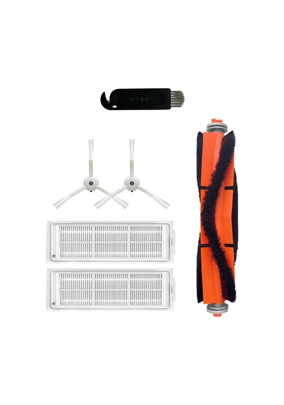 Xiaomi Mop 2 Pro Beyaz MJST1SHW Uyumlu Fırça Filtre Seti-6 Parça
