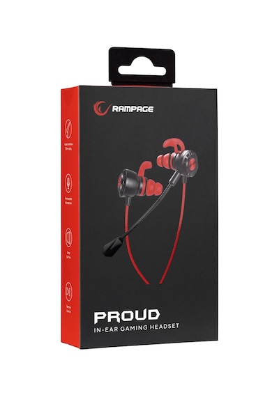 Rampage RM-K36 Proud 3.5 MM Mikrofonlu Kulak İçi Oyuncu Kulaklığı