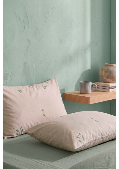 Nola Pamuklu 2'li Yastık Kılıfı 50x70 Cm Çok Renkli