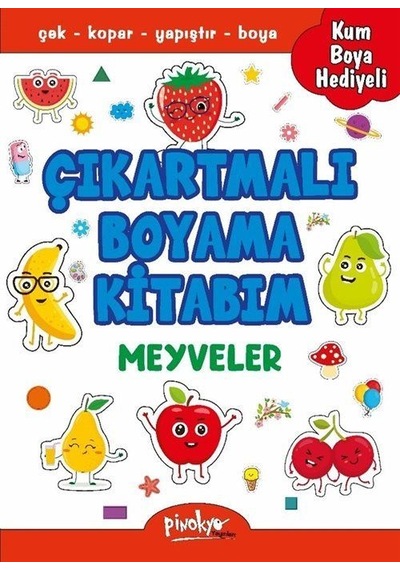 Çıkartmalı Boyama Kitabım - Meyveler / Buçe Dayı