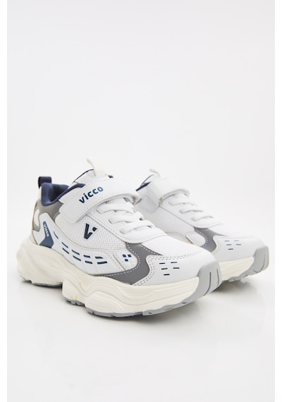 Vicco Tag Basic Unisex Okul Öncesi Beyaz Spor Ayakkabı Beyaz