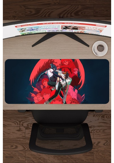 Chainsaw Man Anime V1 - 70x30 Xl Gaming Kauçuk Kaymaz Taban Mouse Pad Fare Altlığı