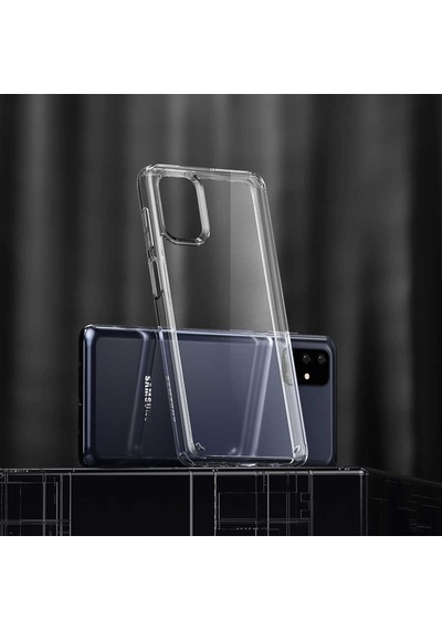 Samsung Uyumlu Galaxy M51 Kilif Full Seffaf Sararmaz Kapak 424416347