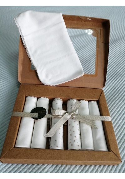 Organik Pamuk 7li Bebek Mendili Mö335