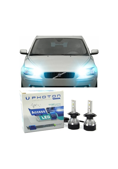 Volvo V50 Led Xenon Uzun Far Ampulü H9 Access Yeni Seri Beyaz 2007-2012