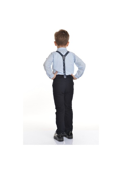 Mnk Oxford MNK0302 Gömlek Uzun Pantolon Erkek Çocuk Takımı