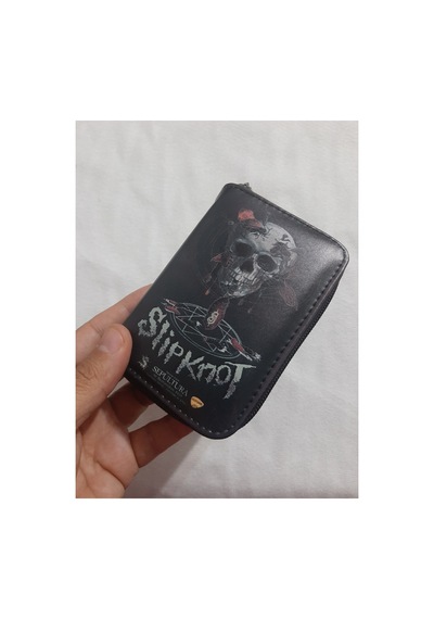 Owlbag Company Owl Bag Slipknot Desenli Tasarım Suni Deri Cüzdan Çok Renkli