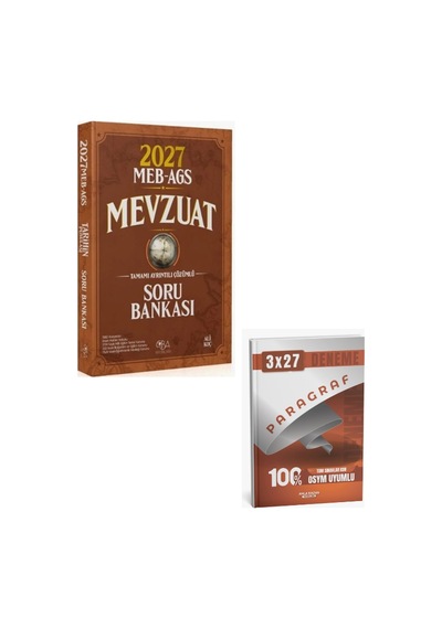 Cba 2027 Meb Ags Mevzuat Soru Bankası+ Anla Kazan Paragraf