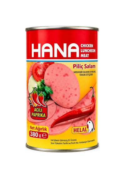 Hana Acılı Piliç Salam 380 Gr