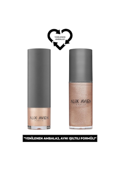 Alix Avien Pembe Işıltılı Likit Aydınlatıcı Yüz & Vücut İçin 101 30 ML
