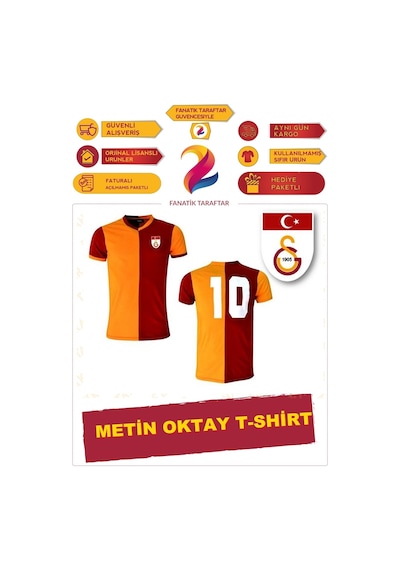 Galatasaray Forma Metin Oktay Forma Sarı - Kırmızı