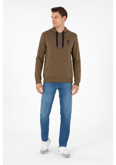 U.s. Polo Assn. Erkek Haki Sweatshirt 50289059-vr027 Haki