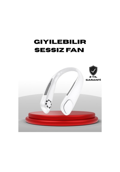 9000mah - 678 - Şarjlı Boyun Tipi - Muratech - Tnabilir Vantilatör