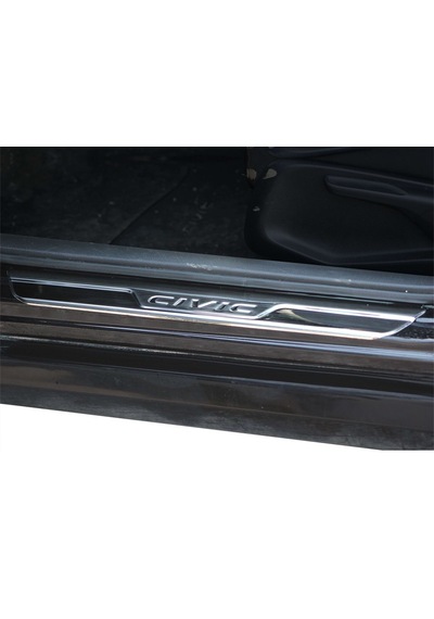 Honda Civic 10 Kapı Eşiği 4 Prç Krom 2016 ve Sonrası