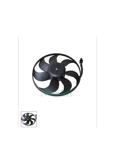Vw Golf Audi A3 Seat Leon 345mm 300/60w Fan Motoru