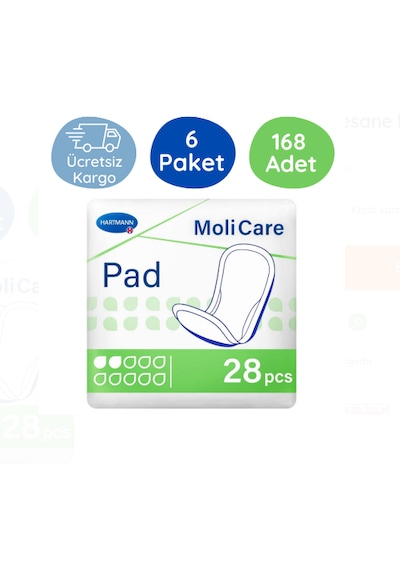 Hartmann Molicare Mesane Pedi 28'li
