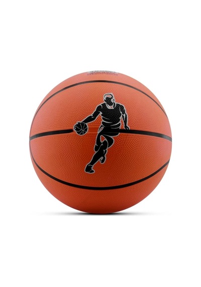 Basketbol Topu Iç Dış Mekan Pompa 7 Numara Turuncu Super Top Genç Yetişkin Çocuk