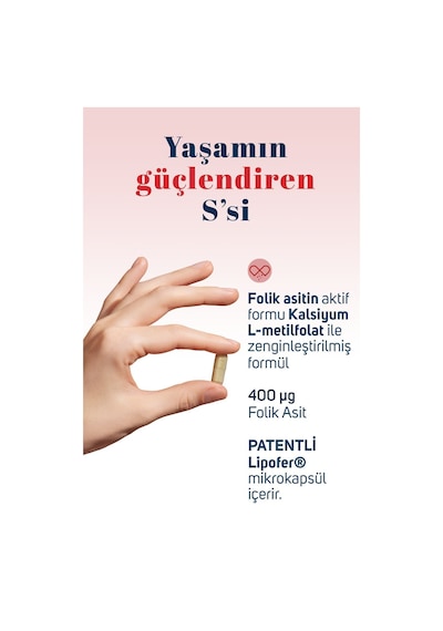 Sidrex Lipo Iron Complex Demir İçeren Takviye Edici Gıda 30 Kapsül