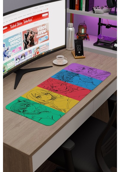 Fairy Tail Anime V5 - 70x30 Xl Gaming Kauçuk Kaymaz Taban Mouse Pad Fare Altlığı