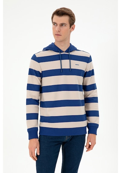 U.s. Polo Assn. Erkek İndigo Sweatshirt 50293357-vr028 İndigo