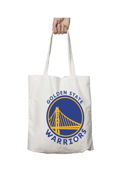 Art Hediye Golden State Warriors İki Taraf Kalıcı Yıkanabilir Okul Plaj Omuz Bez Çanta Çok Renkli