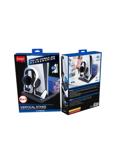 Ipega Ps5 Fanlı Stand Playstation 5 Soğutuculu 6In1