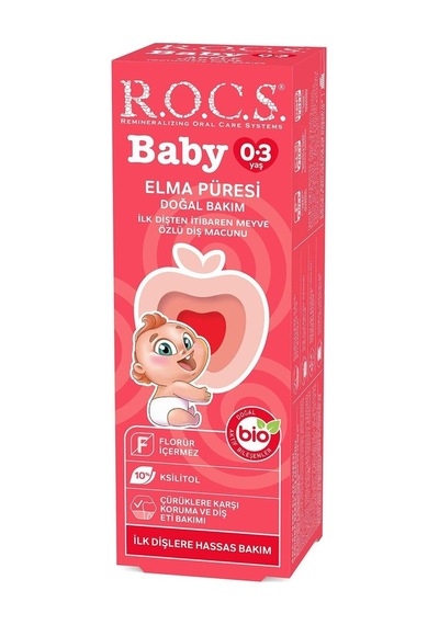 Baby Diş Macunu 35ml 0-3 Yaş Elma