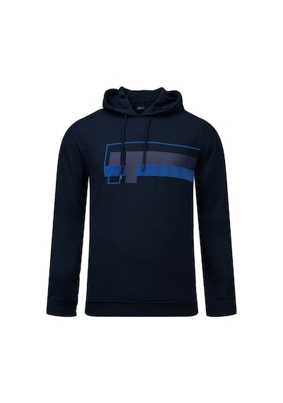 Hatemoğlu Lacivert Regular Fit Baskılı Kapüşonlu Sweatshirt 2977612 Lacivert