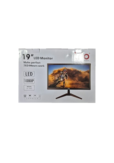 Trio 19" Led Monitör Vga Hdmı Dahili Hopalör